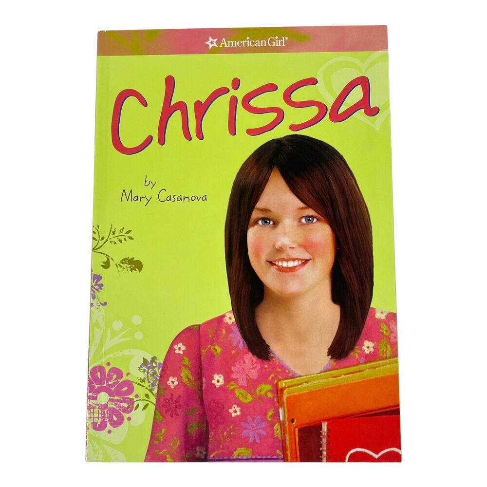 American Girl Chrissa Meet Book 7.5" Paperback Scholastic Story Girl Of The Year